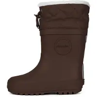 Druppies Winterlaarzen Kinderen - Gevoerde Regenlaarzen - Snowboots - Choco Brownie - Maat 31