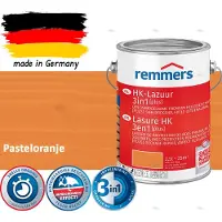 Remmers HK Lazuur 3-in-1 [plus] Pasteloranje - Premium Houtbeits voor Buiten | Transparant, Sneldrogend, Oplosmiddelarm | 2,5Liter