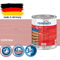 Remmers HK Lazuur 3-in-1 [plus] Lichtroze - Premium Houtbeits voor Buiten | Transparant, Sneldrogend, Oplosmiddelarm | 0,75Liter