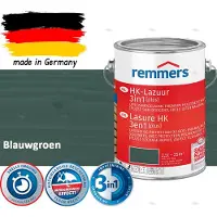 Remmers HK Lazuur 3-in-1 [plus] Blauwgroen - Premium Houtbeits voor Buiten | Transparant, Sneldrogend, Oplosmiddelarm | 2,5Liter