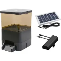 Aquaforte voerautomaat Fish Feeder 8 liter + ACCU & ZONNEPANEEL