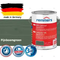 Remmers HK Lazuur 3-in-1 [plus] Pijnboomgroen - Premium Houtbeits voor Buiten | Transparant, Sneldrogend, Oplosmiddelarm | 2,5Liter