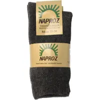 Naproz Thermo Sokken Grijs Maat 35-38 3 Paar