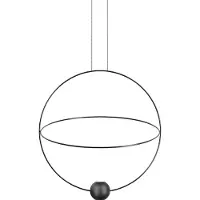 Lodes Hanglampe , dimbare, Zwart, Woonkamer, Metaal
