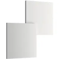 Lodes Puzzle Wand / Plafondlamp Double Square | 3000K | Matt White