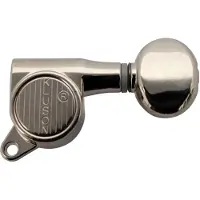 KLUSON Lock mechanieken 6L 45° nikkel - Stemmechaniek voor gitaar