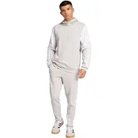 Adidas Squadra 25 Sweat Hooded Trainingspak Lichtgrijs Wit