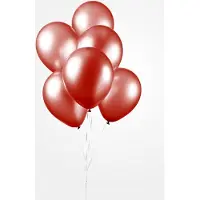 We Fiesta 10 Balloons 12″ metallic rood - Thema Feest Party Ballon