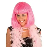 Partyline Roze pruik China Girl - Stijlvolle roze pruik