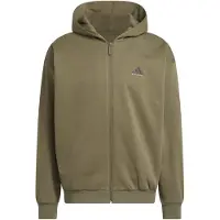 Adidas Sportsweatvest 'Basketball Full-Zip (Gender Neutral)' beige / olijfgroen / zwart