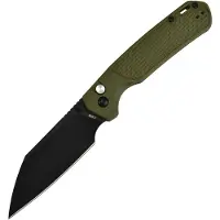 CJRB Pyrite Light Button Lock Green