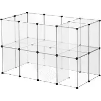 Songmics Buitenbehuizing van transparant kunststof