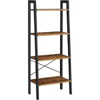 Vasagle Industrieel design ladderplank 4 planken