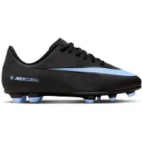 Nike Mercurial Vapor 16 Club Gras / Kunstgras Voetbalschoenen (MG) Kids Zwart Lichtblauw