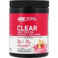 Optimum Nutrition Clear Whey Protein Isolate + Collagen Apple & Raspberry - 240g