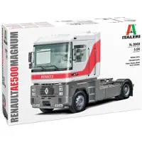 Wittmax Modelbouwpakket Vrachtwagens - 3969 Renault AE500 Magnum 4x2 - Vrachtwagen Plastic - 1:24 - Modelbouw