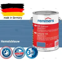 Remmers HK Lazuur 3-in-1 [plus] Hemelsblauw - Premium Houtbeits voor Buiten | Transparant, Sneldrogend, Oplosmiddelarm | 2,5Liter