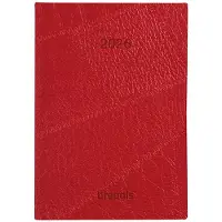 Brepols agenda 2026 - DELTA [0.834] - LUCCA - 1 week op 2 pagina's - Weekoverzicht - Rood - 8.1 x 12 cm