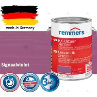 Remmers HK Lazuur 3-in-1 [plus] Signaalviolet - Premium Houtbeits voor Buiten | Transparant, Sneldrogend, Oplosmiddelarm | 2,5Liter