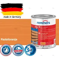 Remmers HK Lazuur 3-in-1 [plus] Pasteloranje - Premium Houtbeits voor Buiten | Transparant, Sneldrogend, Oplosmiddelarm | 0,75Liter