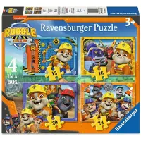 Ravensburger Rubble & Crew 4-in-1 puzzel Karton Puzzel