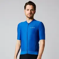 Acelera Essential Wielershirt | Fietsshirt Heren Korte Mouw | Wielrenshirt | Fietskleding | Blauw | Maat M