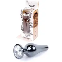Bossoftoys - Buttplug - Donker zilver - anaal - Wit - 64-00057 - gave cadeaubox