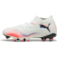 Puma Voetbalschoen 'Future 8 Match' blauw / kreeft / zwart / wit