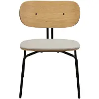 UMAGE Curious Lounge Stoel White Sands | Black