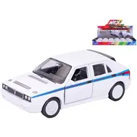 Welly Lancia Delta HF Martini die cast pull back motor 12cm speelgoed auto