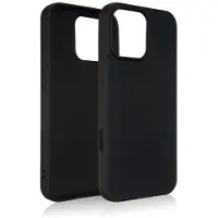 Beline Silicone Serie - iPhone 16 Pro Max Etui - Zwart - Luchtkussen - Elegantie Bescherming