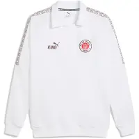 Puma Sportsweatshirt 'FCSP KING Drill' bruin / rood / wit
