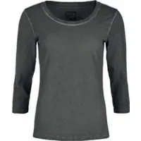 R.e.d. by emp Shirt met lange mouwen - Basic 3/4 Sleeve - S tot XXL - voor Vrouwen - grijs | Maat XXL