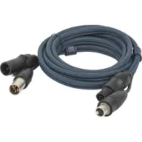 DAP FP-15 hybride kabel PowerCON True1 - 3p XLR 1.5 meter outdoor