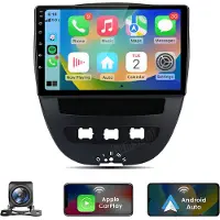 Junsun V4 Pro Autoradio - Geschikt voor Peugeot 107 Citroen C1 Toyota Aygo, - Android 15 - 6+128 GB - Draadloos Carplay & Android Auto - Ccta-Core & GPS Navi & SWC & Bluetooth & Wifi 4G KAM