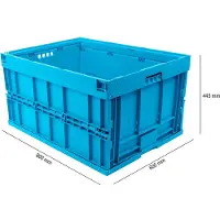0 0 EURO formaat vouwdoos 8645, blauw