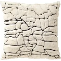 Dutch decor RODIN - kussenhoes 45x45 cm - organisch - Tofu - beige - met rits - zonder binnenkussen
