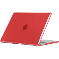 Mobigear Laptophoes geschikt voor Apple MacBook Air 13 Inch (2022-2026) Hoes Hardshell Laptopcover MacBook Case | Crystal Case - Rood - Model A2681 / A3113 / A3240 / A3449