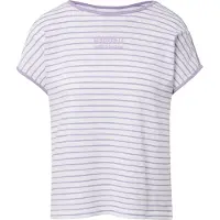 Comma casual identity Shirt lavendel / wit