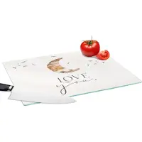 KitchenYeah Glazen Snijplank - 39x28 - Quotes - Spreuken - Kinderen - Love you - Jongetjes - Meisjes - Kids - Snijplanken Glas
