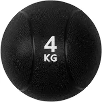 VirtuFit Medicijnbal Pro - Medicine Ball - 4 kg - Rubber - Zwart
