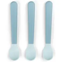 Done by Deer Easy-grip foodie lepel 3-pack Blue