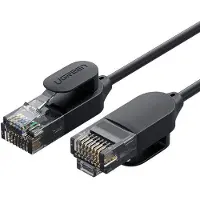 UGREEN Nw122 Ethernet Rj45-Netwerkkabel, Cat.6A, Utp, 1,5 M (Zwart)