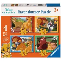 Ravensburger The Lion King 4-in-1 puzzel Karton Puzzel