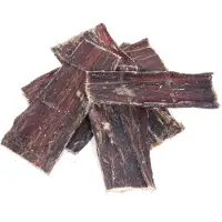 Petsnack 15 cm 1 kg minimaal 60 st rundvlees strips