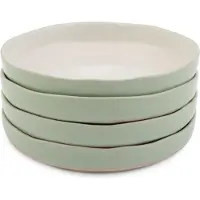 Jamie Oliver Dishy Bowls Kommen, Diepe Borden, Set van 4 Stuks, 22 cm, Keramiek, Groen - | Big Love