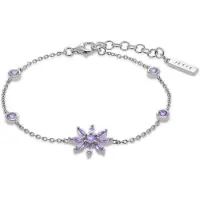 Jette - 89191459 - Armband - Dames - 925 Zilver - gepolijst met Zirkonia - 17cm