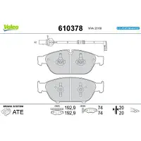Valeo 610378 Remblokken