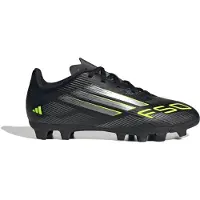 Adidas Sportschoen 'F50 Club' donkergrijs / neongroen / zwart