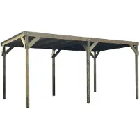 Solid Carport Superia S7781 Met Metalen Dakbedekking 300x500cm